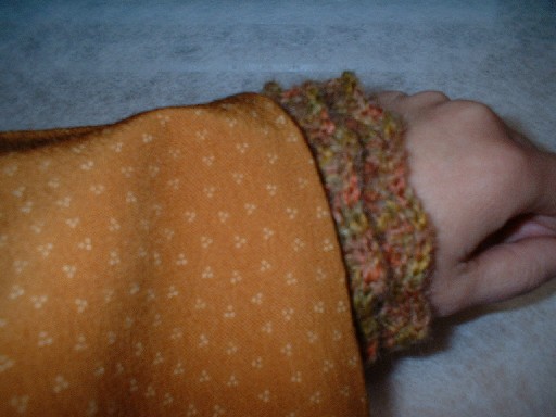 着物用手編みのアームウォーマー