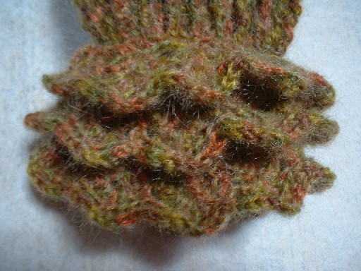 着物用手編みのアームウォーマー