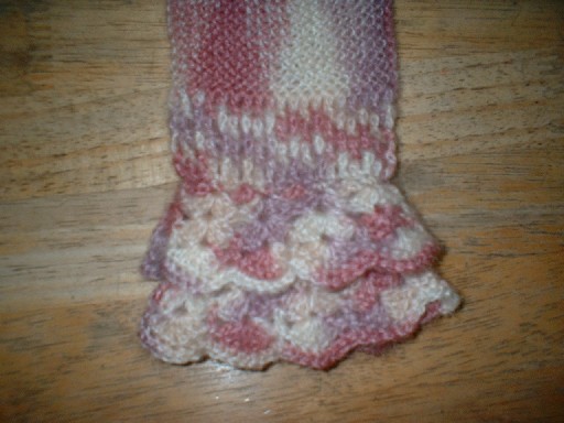 着物用手編みのアームウォーマー