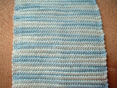 ビーズ半衿（ブルー）