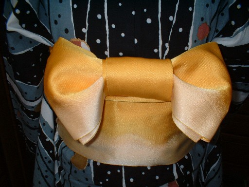 半幅帯：蝶々結び