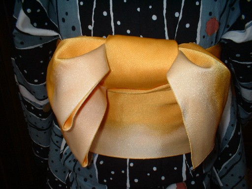 半幅帯：変化結び1-1